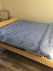 National Sleep Product Luxury Comforter Blue Duvet Insert Twin Cotton Percale