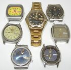 Men's Vintage Seiko 5 Lot For Parts or Repair AS-IS Mechanical Automatic Watches