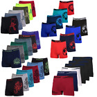 3, 6, 9, 12 Mens Microfiber Boxer Briefs Underwear Seamless Stretchy Compression