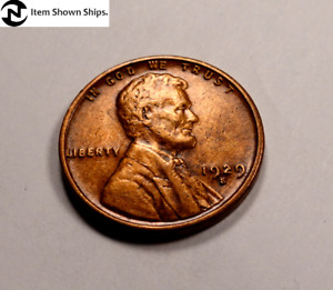 1929-S Lincoln Wheat Penny Cent ~ Choice BU (red/bn) ~ Better Date! (W0150)