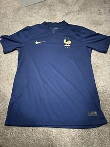France National Team Home Soccer Jersey Qatar 2022. small