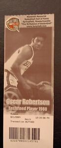 2004 Oscar Robertson Basketball Hall of Fame Ticket Stub Milwaukee Bucks.