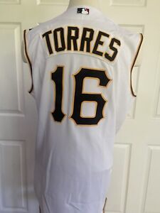 SALOMON TORRES Pittsburgh Pirates - 2007 Game Issue Majestic Jersey Vest Size 48