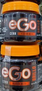 2X EGO CERA HAIR WAX -FIJACION MEDIA BRILLO  - 2 FRASCOS 50g c/u - ENVIO GRATIS