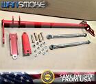 Red 92-00 Civic EG EK/DC2 94-01 Integra GS-R LS Traction Bar For Turbo Clearance (For: 2000 Honda Civic EX Coupe 2-Door)