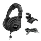 Sennheiser HD 300 Pro Headphones, Black with Headphone Holder & Stereo cable