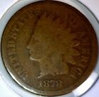 1878 Indian Head Cent G Coin Full Rims BOLD DATE ORIGINAL GOOD NR