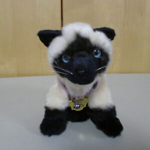 My Twinn Poseable Pets Cats - Choice of Siamese  or Black Kitten Realistic 8 in