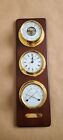 Victory Barometer Hygrometer Thermometer Clock Combo Made in Germany