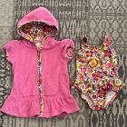 Vera Bradley Baby swimsuit & coverup 6-12 months Rare Set 2 Piece Pattern
