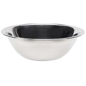 New ListingCompany 3-Quart Economy Mixing Bowl, Stainless Steel, Silver