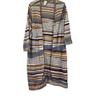 Chico’s Size 3/XL  Open Front Cardigan Sweater Set Beige Multicolor