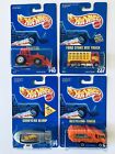 Hot Wheels 1991 Mattel (LOT OF 4) Tractor, Bed Truck, Blimp & Recycle Truck NIB