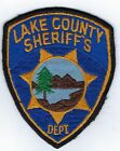 CALIFORNIA -Vintage- Lake County Sheriff's Patch