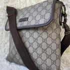 Authentic GUCCI GG Supreme Beige Sacoche Shoulder Bag - Imported from Japan