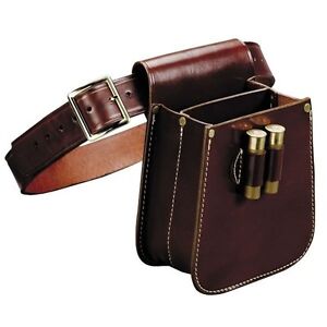 Trap And Skeet Shotshell Shell and Hulls Leather Bag And Belt