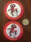 (2) SF San Francisco 49ers Vintage Embroidered Iron On Patches. Patch Lot  3”