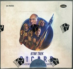 Star Trek Picard Seasons 2 & 3 Factory Sealed Box w/ 3 autographs, 1 relic