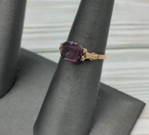 Antique C&K 1/30 14kt RGP Purple Ring 1930's