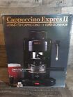 Salton Cappuccino Exprés II EX-96 4 Demi-Cup Cappuccino / Espresso Maker OpenBox
