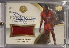 07-08 Tayshaun Prince Exquisite Collection Patch Auto /35 Nice!