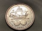 1892 World's Columbian Expo Silver Commemorative Half Dollar Coin BU/Toned. D300