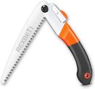 Folding Saw, Compact Design 8 Inch Blade Hand Saw for Wood Camping