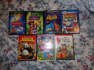 New ListingLot Of 7 kids movies DVDs