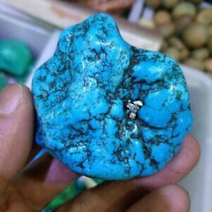 1 Natural Turquoise Rough Gemstone Blue Crystal Turquoise Loose Stone BEST