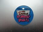 Simpsons Pinball Party Round Pinball Key Fob
