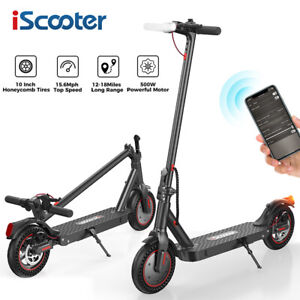Adult Electric Scooter 500W Folding E-Scooter 30KM Long Range Max 120KG with APP