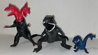 80s Lot Of 3 Imperial T-Rex Two Headed Dragon Monster Hong Kong Knights Daggers