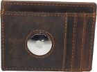 AirTag Holder Wallet RFID Vintage Leather Slim Minimalist Card Holder...