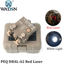 WADSN Tactical PEQ DBAL-A2 Red Laser Sight Aiming and White LED NO Strobe Light