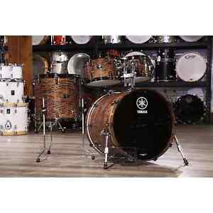 Yamaha Live Custom Hybrid Oak 4pc Drum Set Uzu Natural