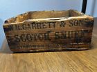 Antique W.E. Garret & Sons Scotch Snuff Wood Crate, Philadelphia. Estab. 1782