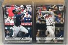 2018 TOPPS NOW MOMENT OF THE WEEK LOT #MOW-4 MOW-7 RONALD ACUNA OZZIE ALBIES RC