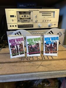 New Wave Hits Of The 80's, Vol. 1, 2, & 3 RHINO Cassette Lot Of 3  Near Mint!!!