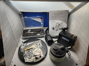 airbrush spray booth, master c16 air compressor, g222 pro airbrush and tools
