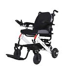 Folding Electric Wheelchair Power Wheel chair Lightweight Motorized Mobility Aid