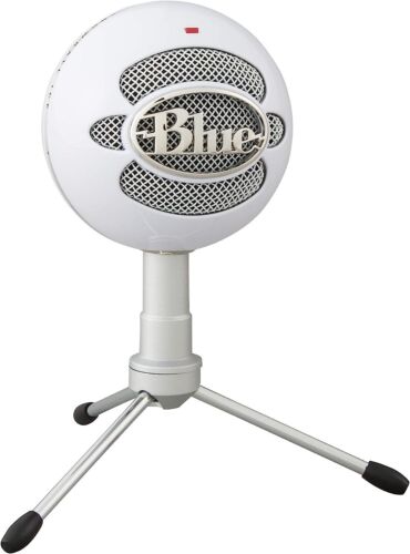 Logitech for Creators Blue Snowball iCE USB Microphone for PC, Mac - White