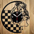 Vinyl Clock No Face Spirited Away Mask Vinyl Clock Handmade Original Gift 6579