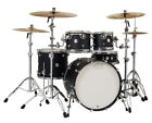 Used DW Design Series 4-pc Maple Shell Pack Black Satin Lacquer w/ 22