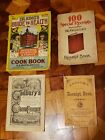 Antique Lot of 4 Receipt Booklets Pamphlets Recipes 1882-1904 RARE Dr.A.W. Chase
