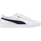 Puma Clyde Core L Foil Lace Up  Mens White Sneakers Casual Shoes 364669-02