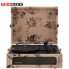 Crosley CR8017B-FL Voyager Vintage Portable Vinyl Record Player with Bluetooth