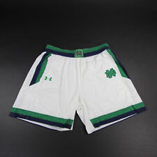 Notre Dame Fighting Irish Under Armour Game Shorts Men's White/Green Used