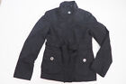 ANN TAYLOR Black Trench Coat Jacket - Sz XS
