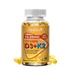 Vitamin K2 (MK7) with D3 10000 IU Supplement, Immune Health, Bone & Heart Health