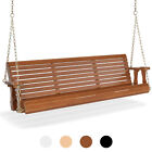 Heavy Duty 880 LBS Outdoor Wooden Hanging Porch Swing for Yard Series JDK